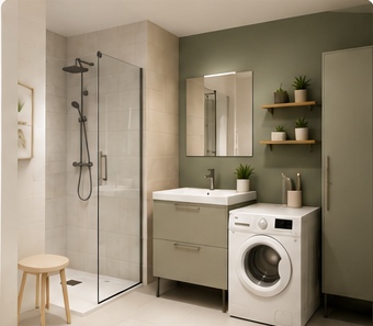 Projet 3D d’optimisation d’une petite salle de bain